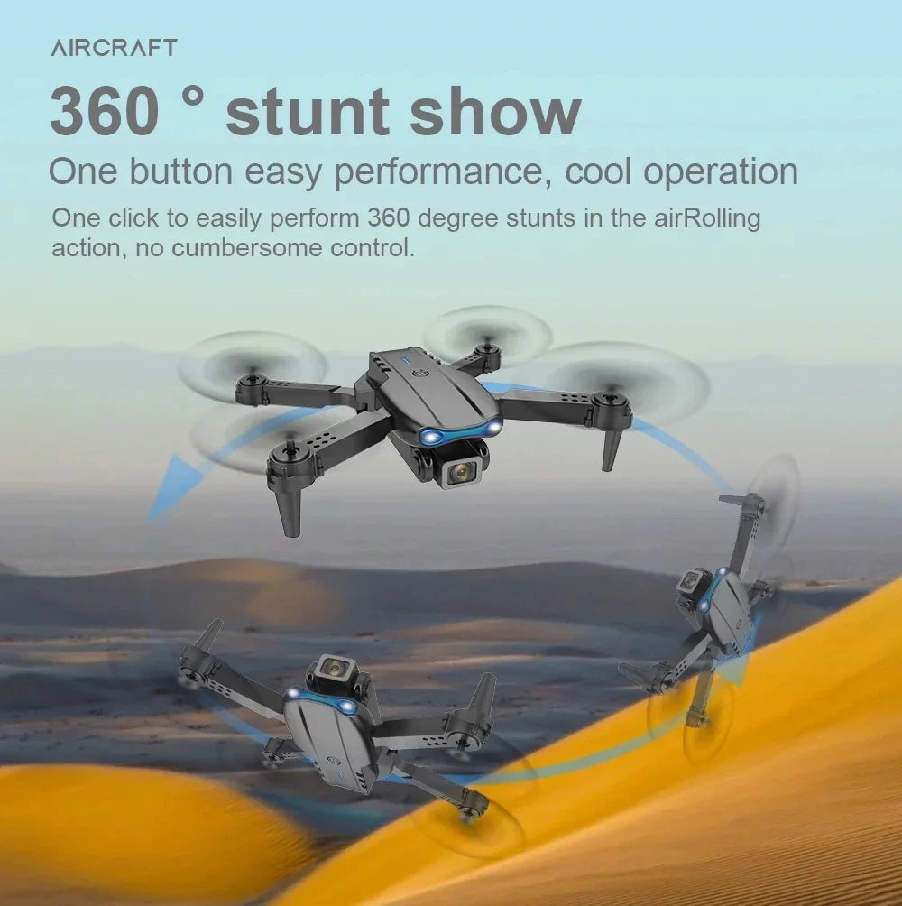 KBDFA E99Pro 8K Dual Camera WiFi FPV Drone with Obstacle Avoidance