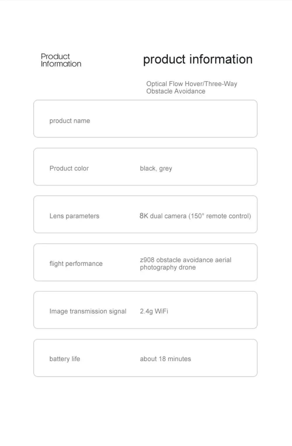 Xiaomi Mijia Z908 Pro/MAX 8K Drone with 3-Sided Obstacle Avoidance & 4K ESC Camera