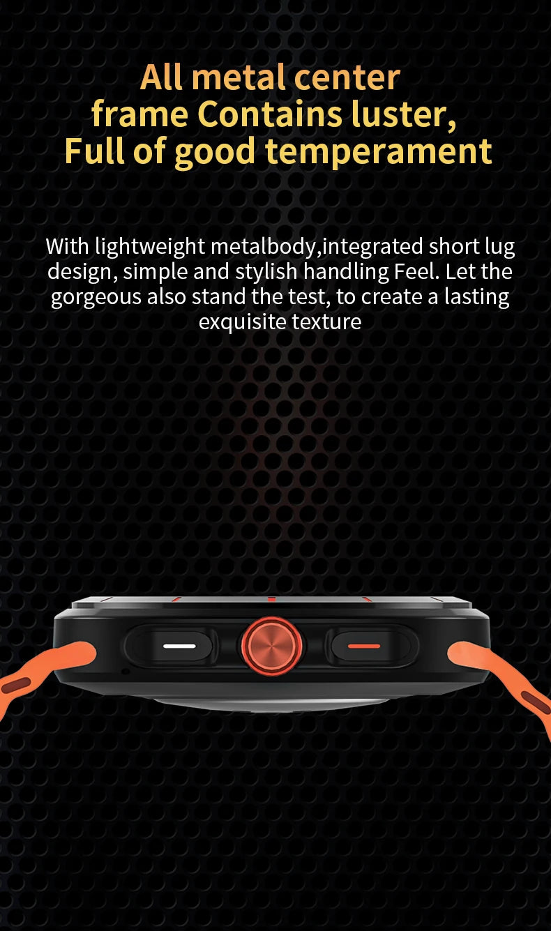 LAXASFIT GT7 Ultra – AMOLED Smartwatch with Bluetooth Calling & Fitness Tracking