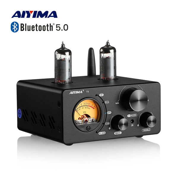 AIYIMA T9 Bluetooth Tube Amplifier 100W HiFi DAC Receiver