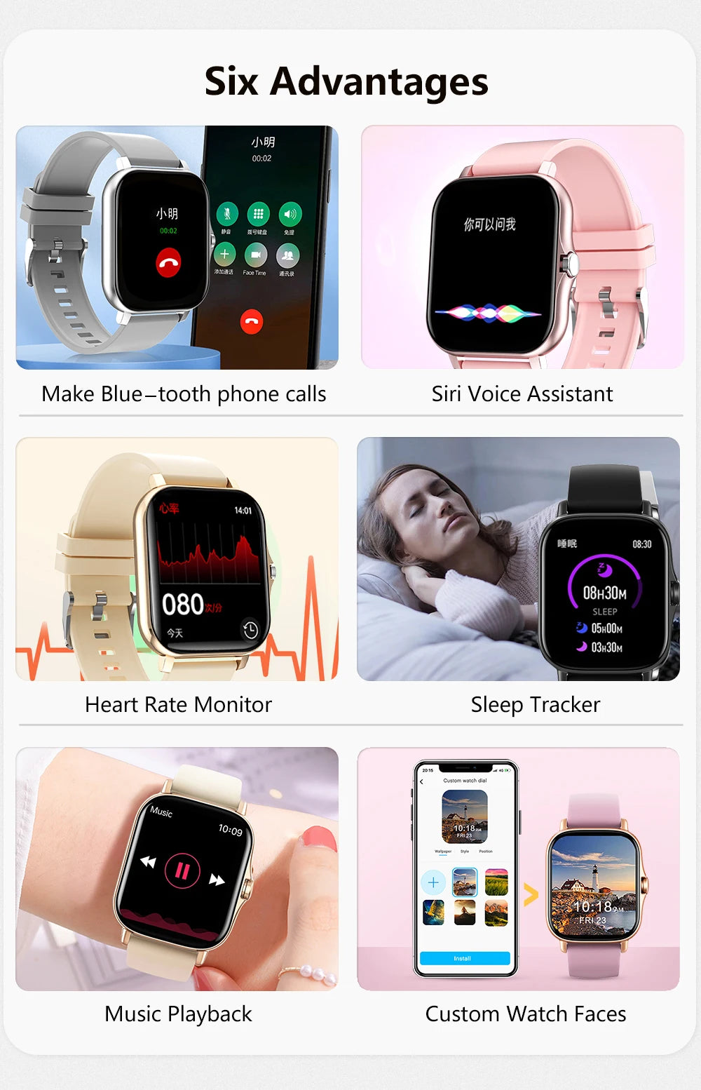 2025 Sport Smart Watch with Bluetooth Call