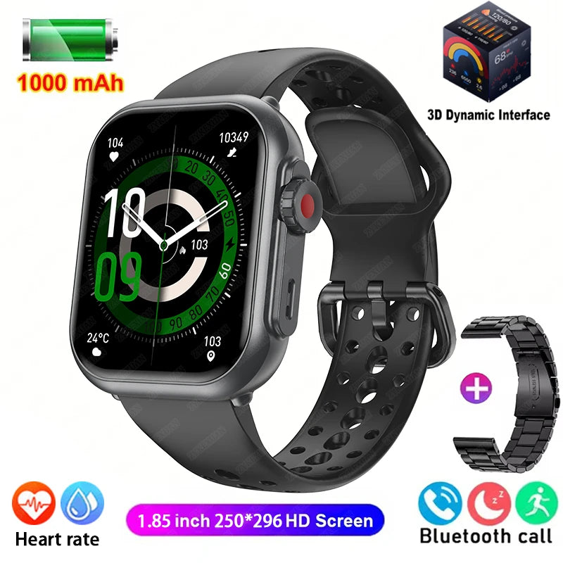 Watch Ultra 2 SE – AMOLED Smartwatch with GPS, Bluetooth Call & 1000mAh Battery