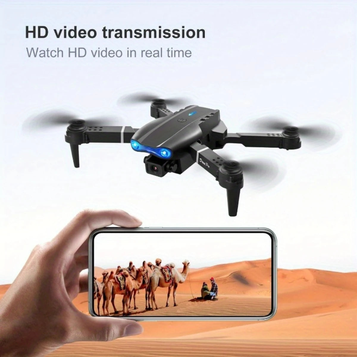 E99Pro Drone with 1080P Dual Camera & Altitude Hold