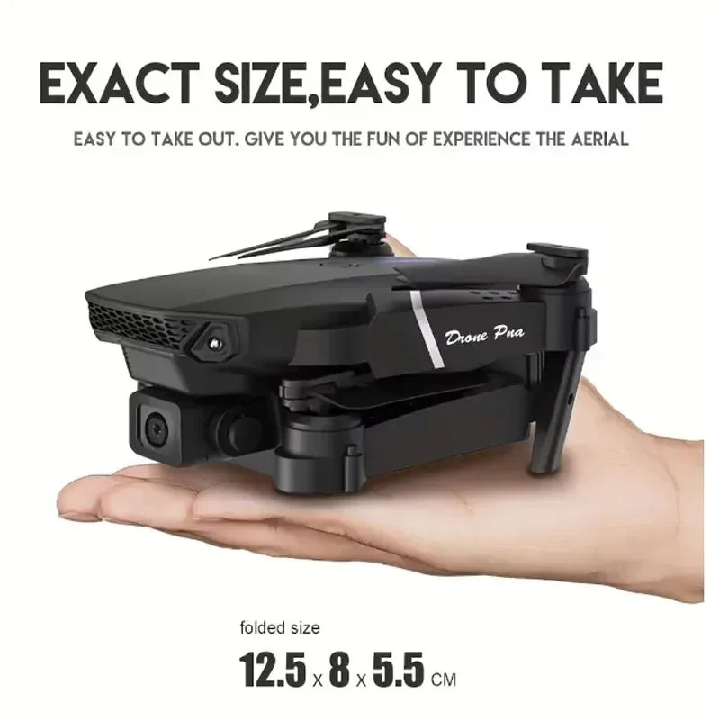2024 E88Pro Foldable 4K RC Drone with 3 Batteries