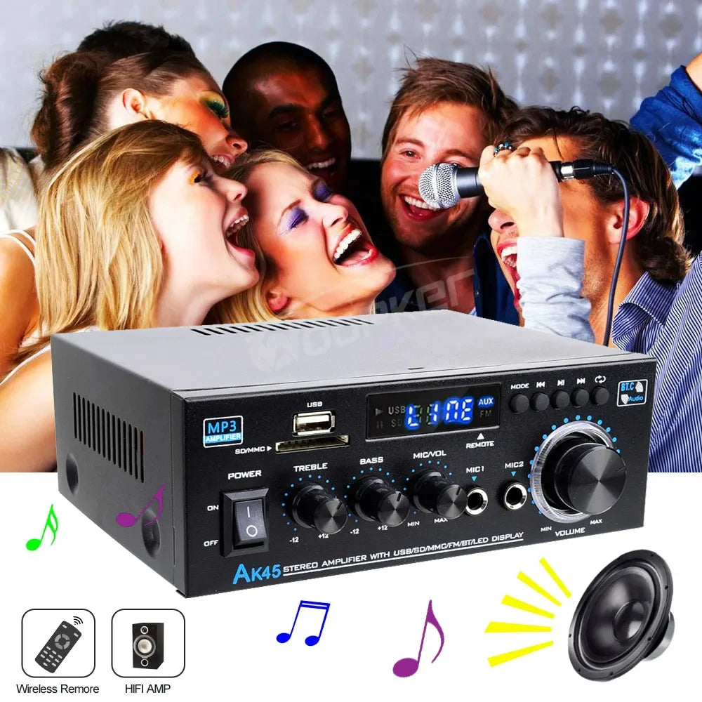 Woopker AK Series Bluetooth Digital Amplifier (AK35/45/45 Pro/55)