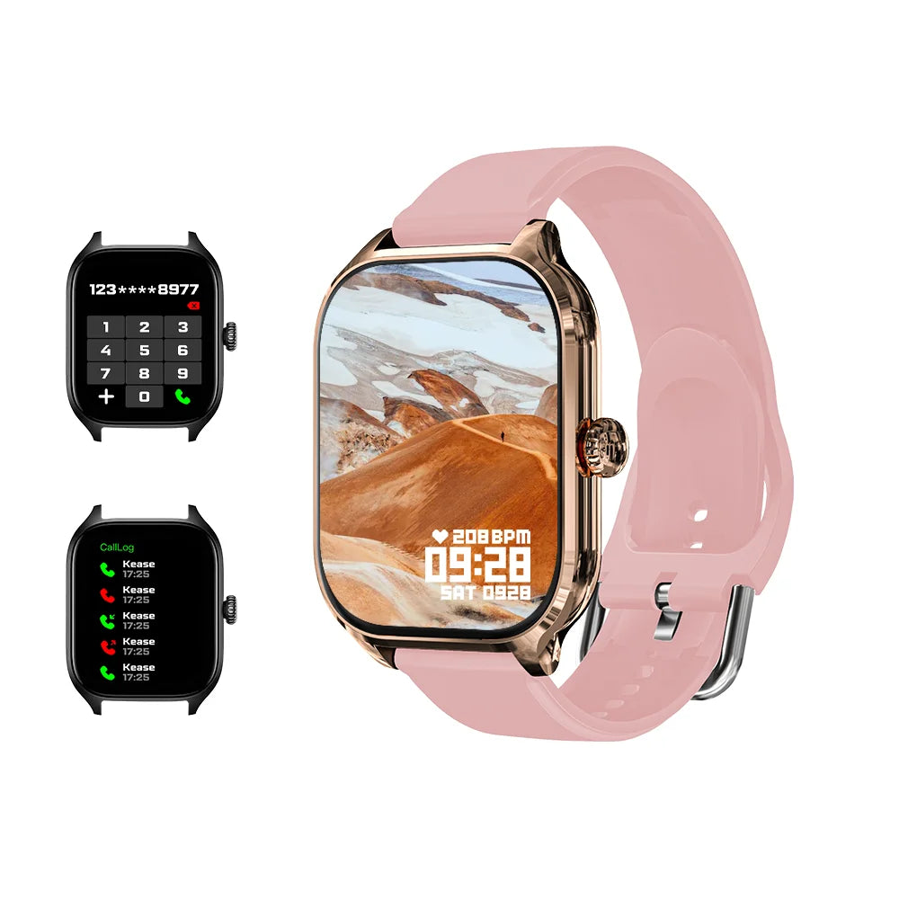 LAXASFIT H9 Smartwatch 2025 – Bluetooth Call & Health Monitor