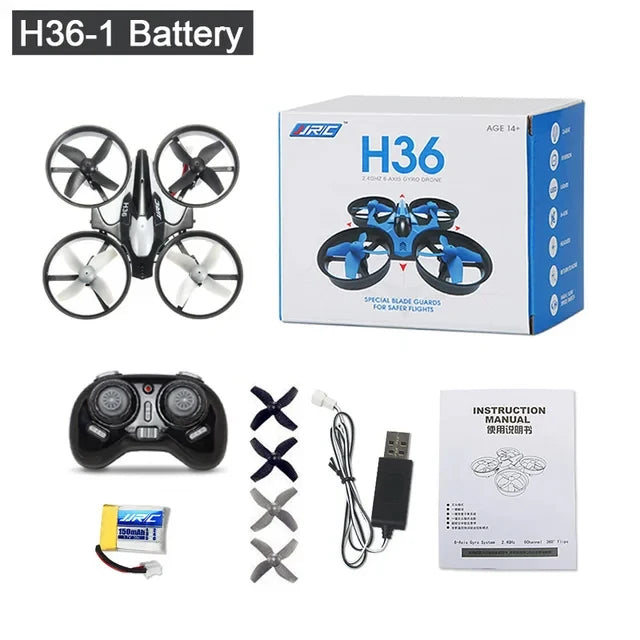 JJRC H36 Mini RC Drone with 6-Axis Gyro & 360° Flip Function