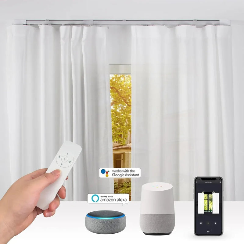 Smart Electric Ceiling-Mounted Curtain System