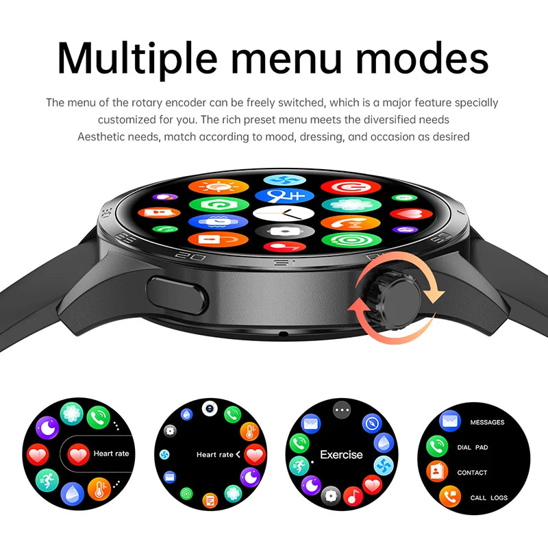 GT5 PRO Smartwatch – AMOLED Display, GPS, NFC & Bluetooth Calling