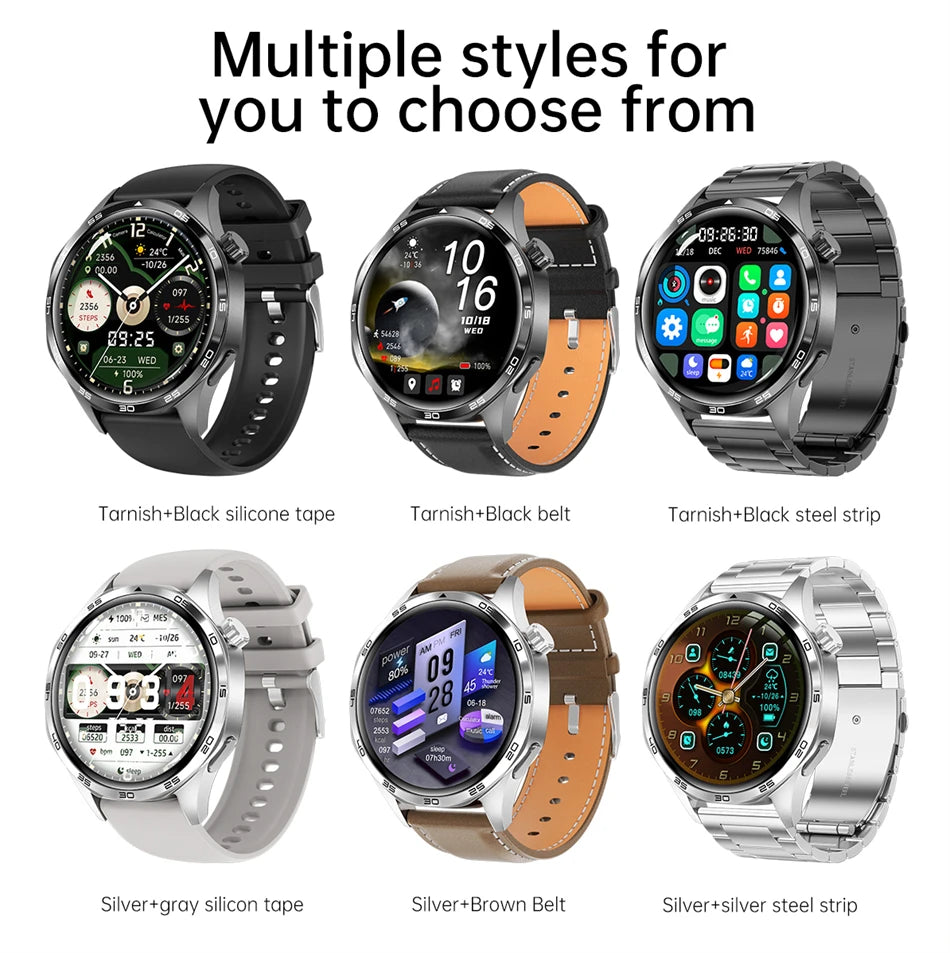 GT5 PRO Smartwatch – AMOLED Display, GPS, NFC & Bluetooth Calling