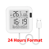 Tuya WiFi Smart Temperature & Humidity Sensor with Backlight, Works with Alexa & Google