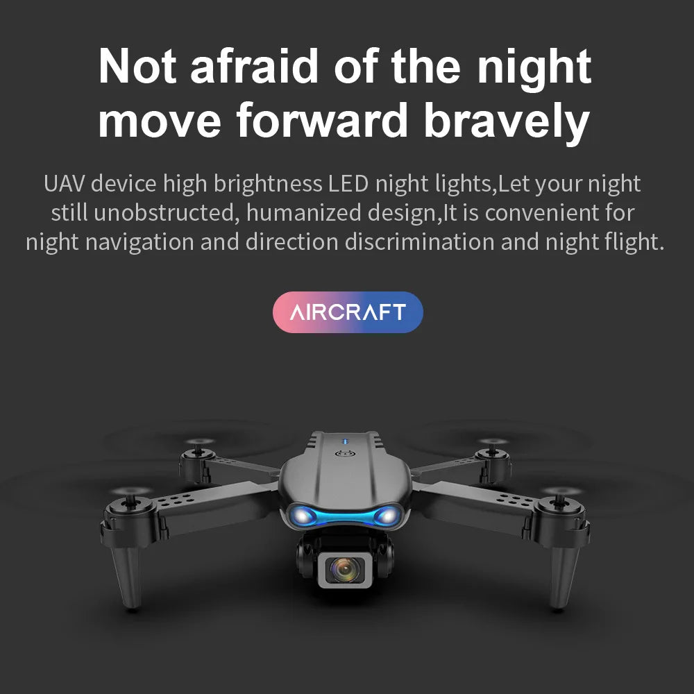 KBDFA E99Pro 8K Dual Camera WiFi FPV Drone with Obstacle Avoidance