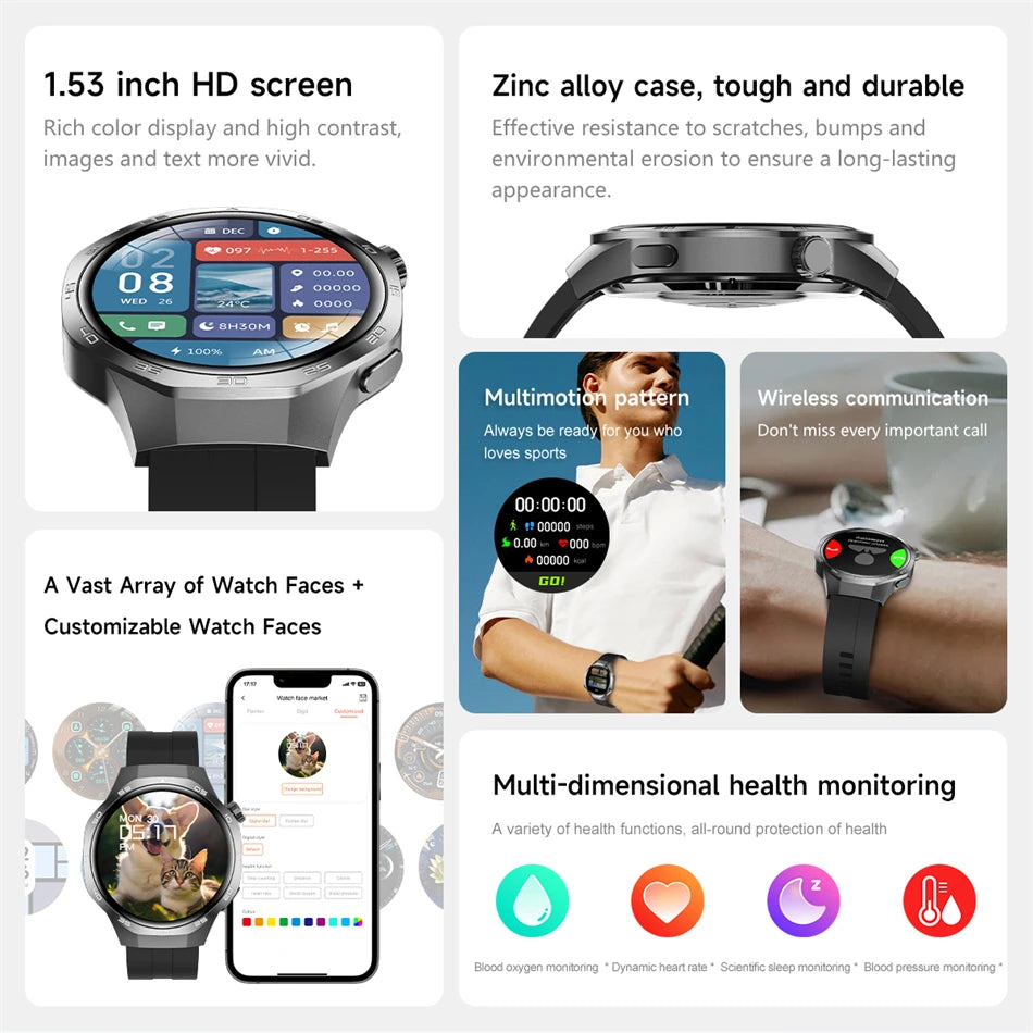Huawei Watch GT5 Pro – AMOLED Smartwatch with GPS, NFC & Bluetooth Calling