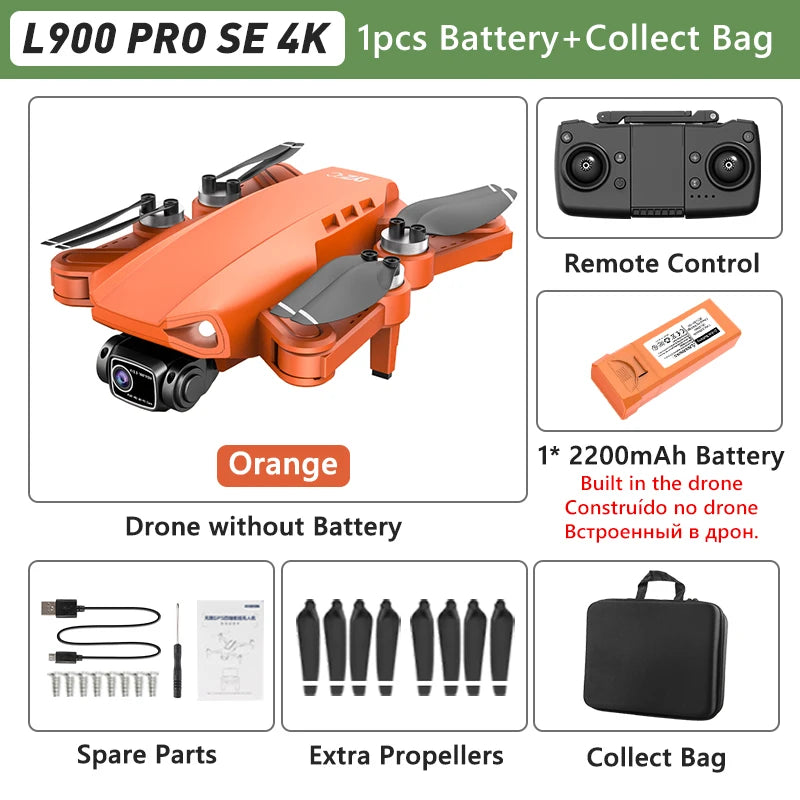 LYZRC L900 PRO 4K Drone – GPS FPV Quadcopter with Dual Camera & 5G WiFi