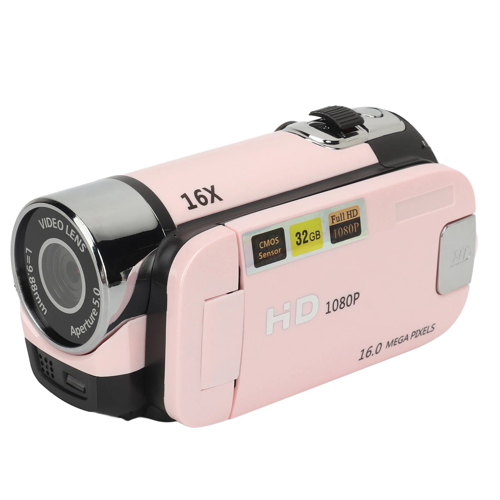 D90 1080P 16MP Digital Camera with 2.4" Rotatable Screen & 16X Zoom