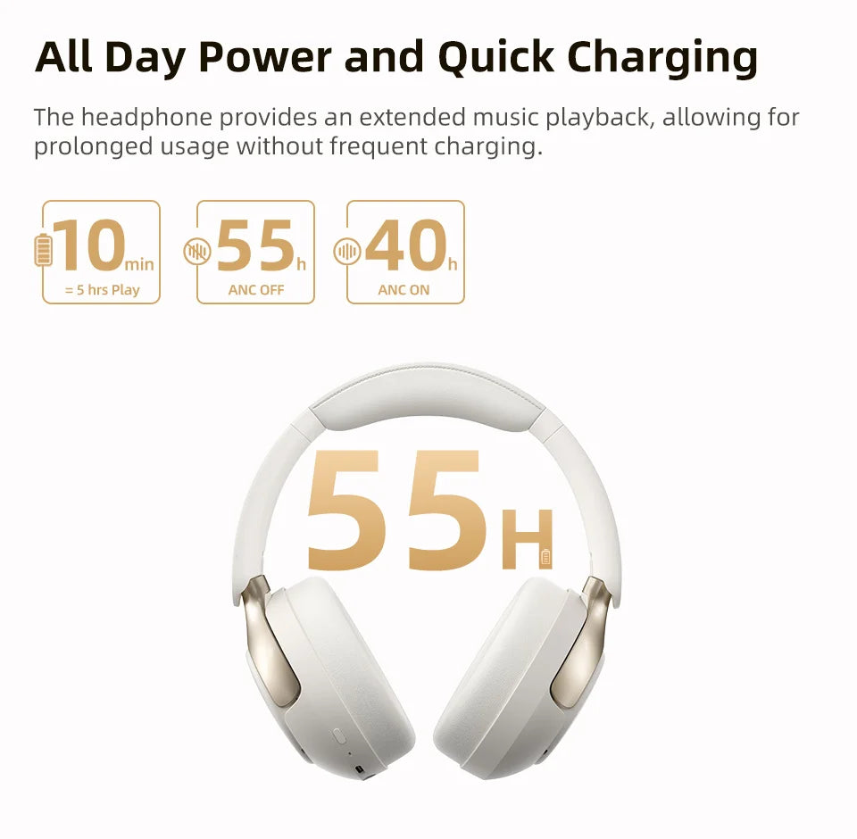 QCY H3 Pro ANC Wireless Headphones