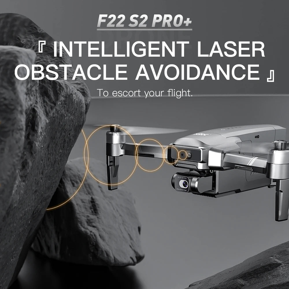 F22 S2 XR PRO+ 4K GPS Drone with Gimbal & Obstacle Avoidance