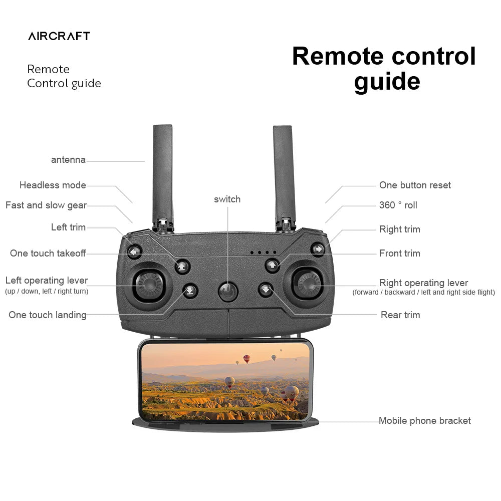 KBDFA E99Pro 8K Dual Camera WiFi FPV Drone with Obstacle Avoidance