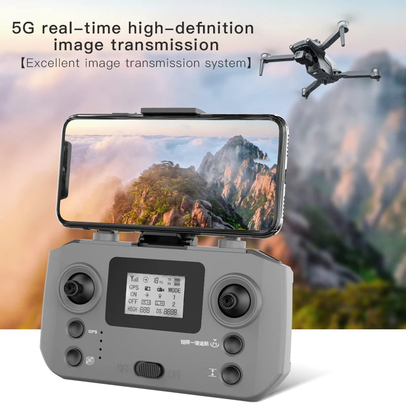 L600 PRO MAX 4K GPS Drone – Dual Camera, 3-Axis Gimbal & 360° Obstacle Avoidance
