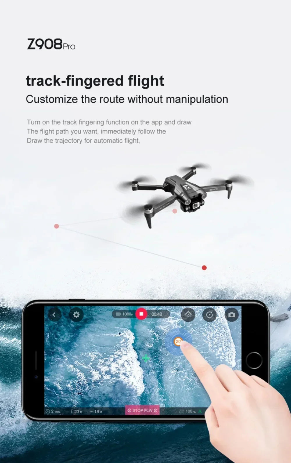 Xiaomi Mijia Z908 Pro/MAX 8K Drone with 3-Sided Obstacle Avoidance & 4K ESC Camera