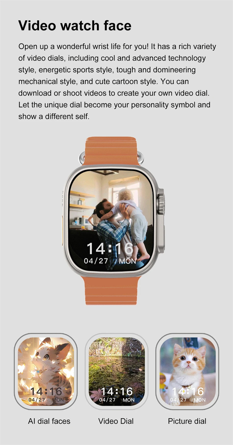 DT Ultra 3 – AMOLED Smartwatch with 4GB Storage, MP3/MP4, ChatGPT & AI Features