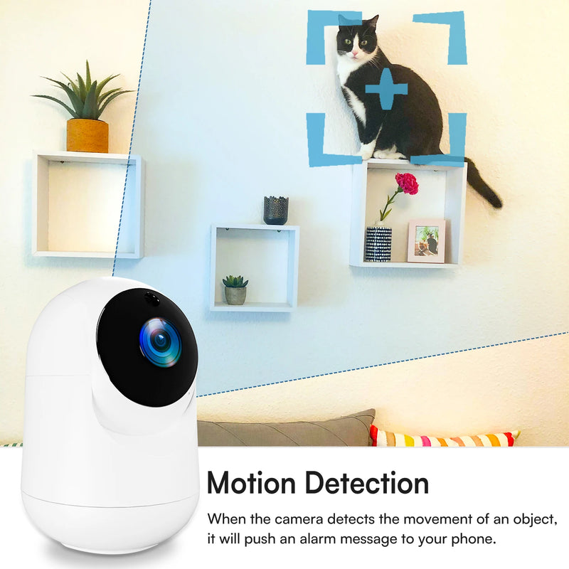 5MP WiFi Indoor Camera with AI Motion Detection & Baby Monitor