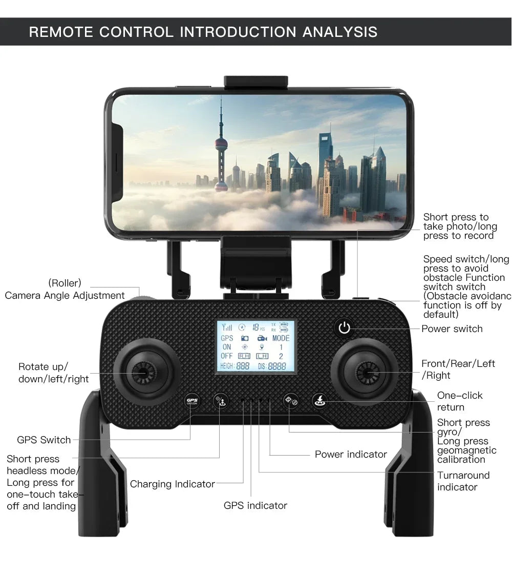 L200 PRO MAX Drone – 4K GPS Quadcopter with 2-Axis Gimbal & Obstacle Avoidance