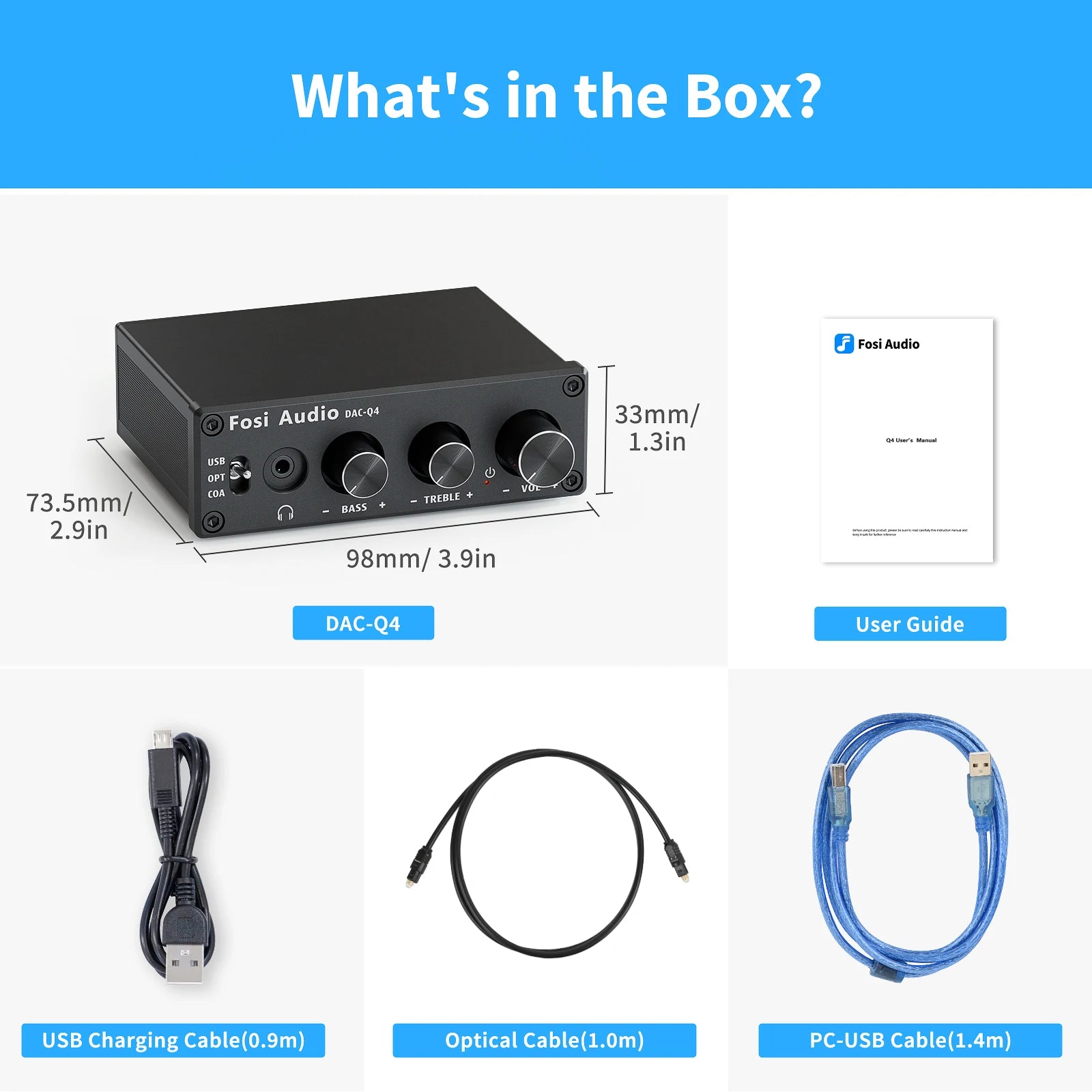 Fosi Audio USB Gaming DAC & Headphone Amp