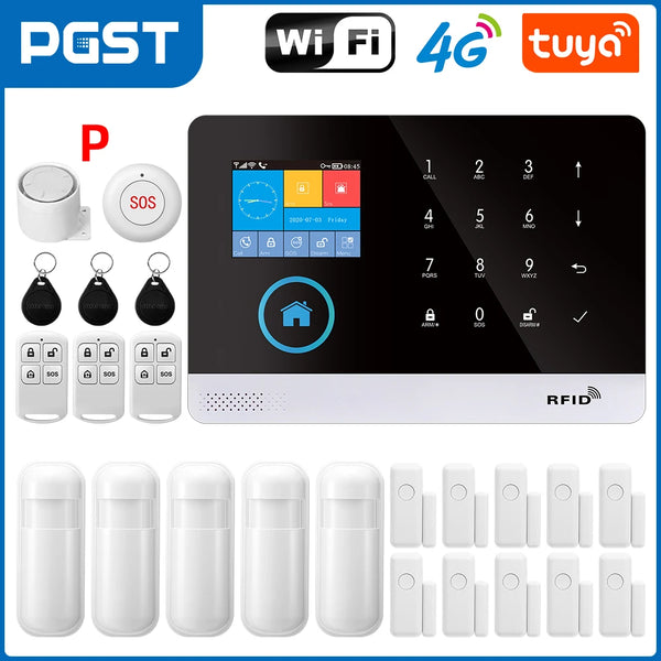 4G WiFi Smart Home Security Alarm System