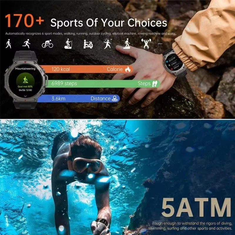 T-Rex 3 Ultra GPS Military Smartwatch