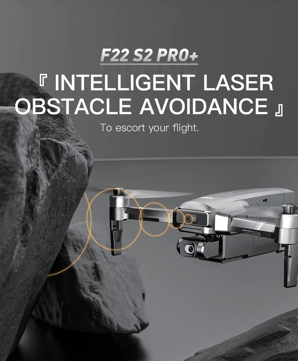 F22 S2 XR PRO+ 4K GPS Drone with Gimbal & Obstacle Avoidance
