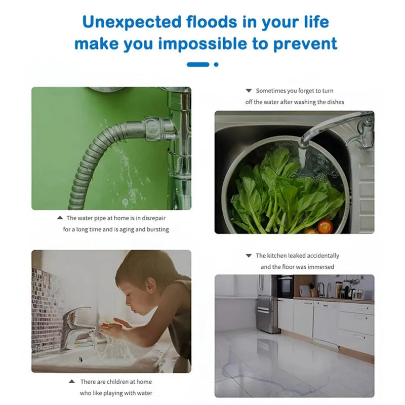 Tuya ZigBee Smart Water Leak Sensor with Alarm & App Control