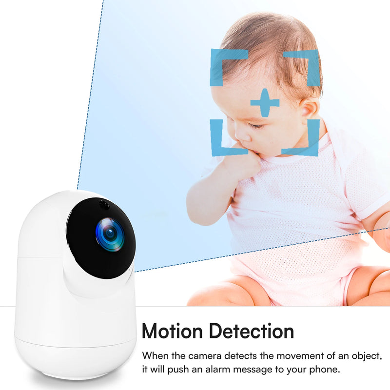 5MP WiFi Indoor Camera with AI Motion Detection & Baby Monitor
