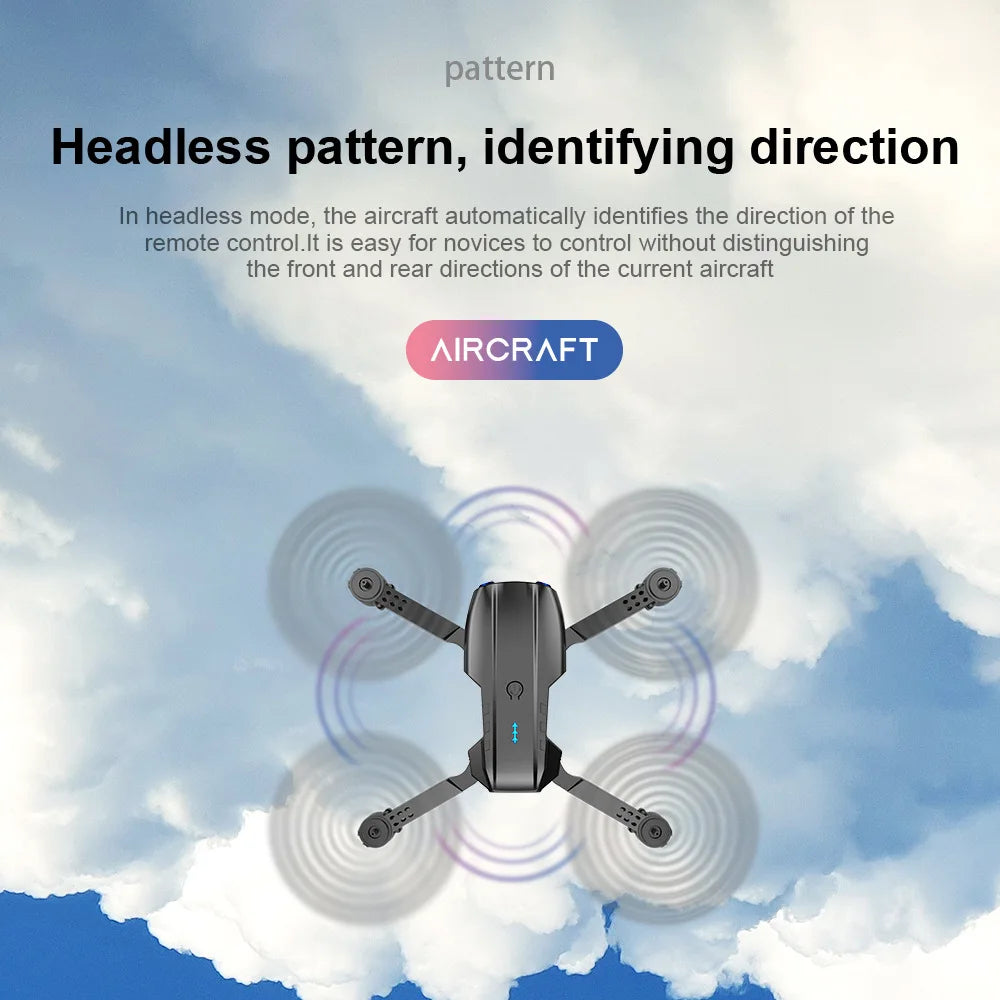 KBDFA E99Pro 8K Dual Camera WiFi FPV Drone with Obstacle Avoidance