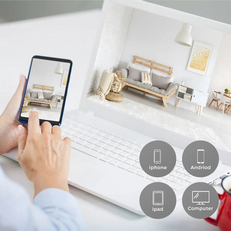 5MP/3MP WiFi Smart Indoor Camera with AI Tracking & Baby Monitor