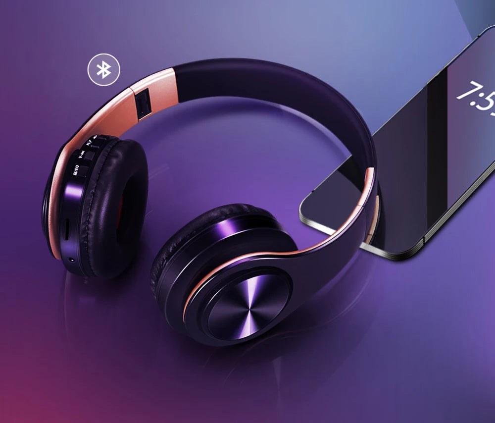 2025 Wireless Bluetooth Overhead Headphones