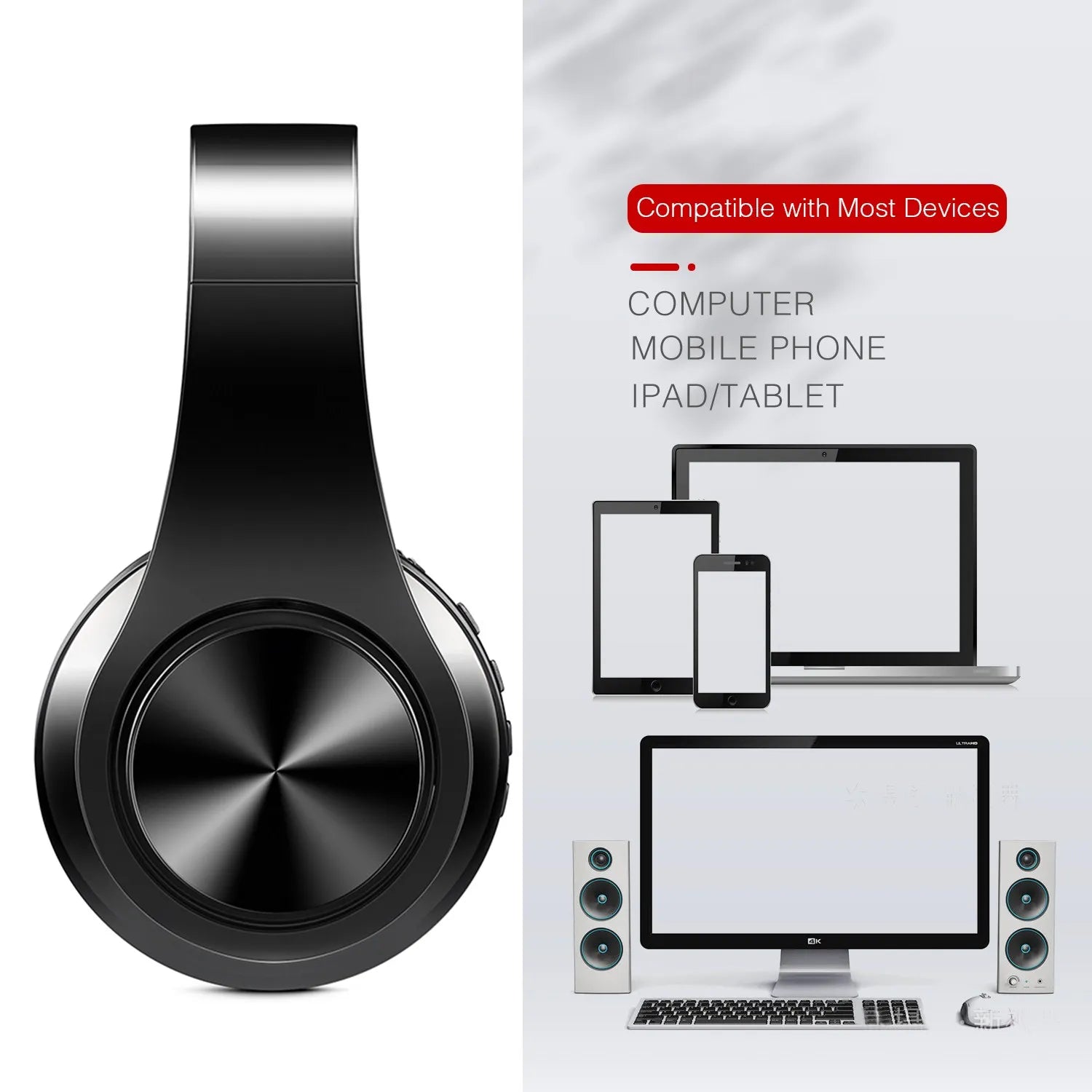 2025 Wireless Bluetooth Overhead Headphones