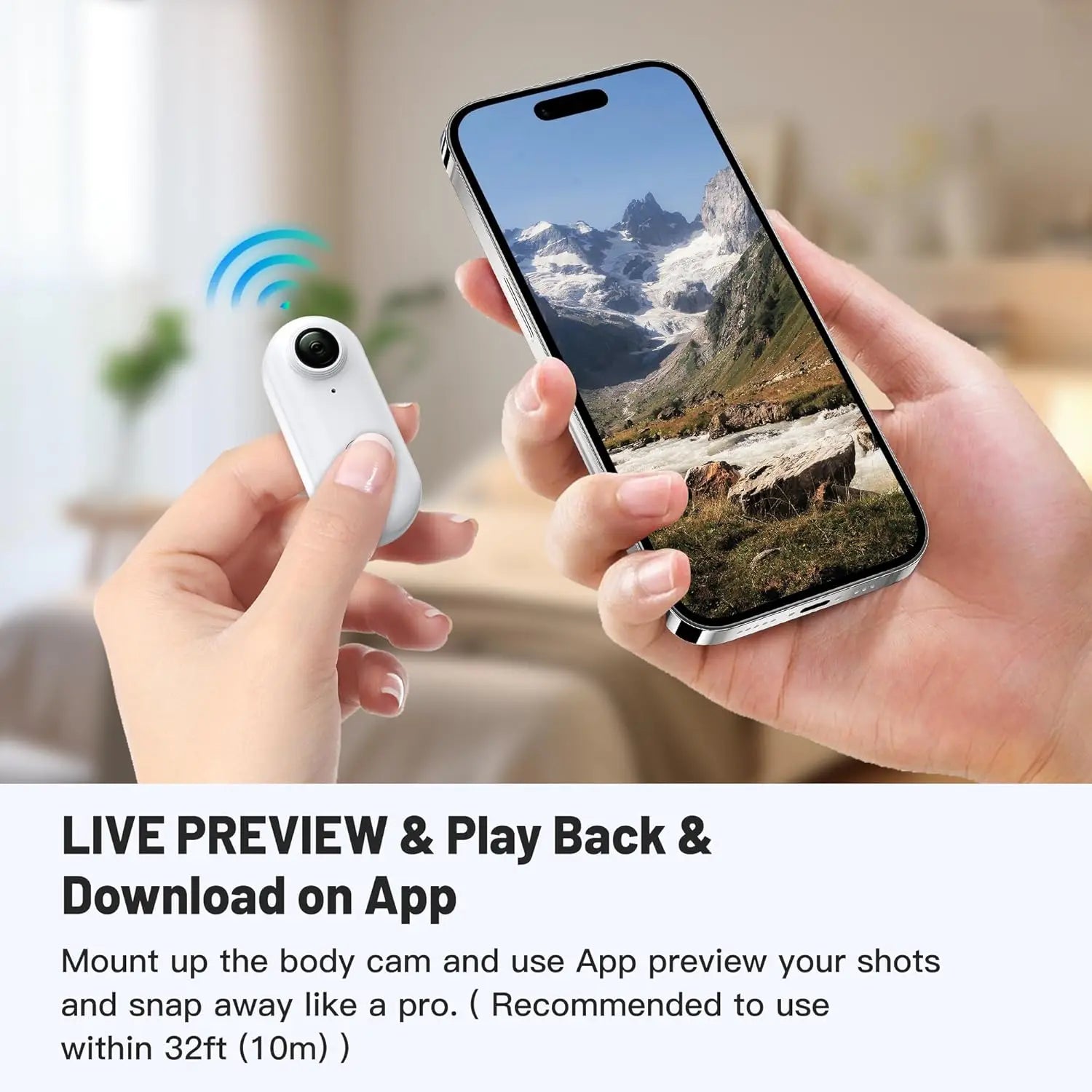 1080P 128GB Mini WiFi Camera