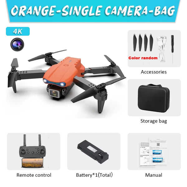 KBDFA E99Pro 8K Dual Camera WiFi FPV Drone with Obstacle Avoidance