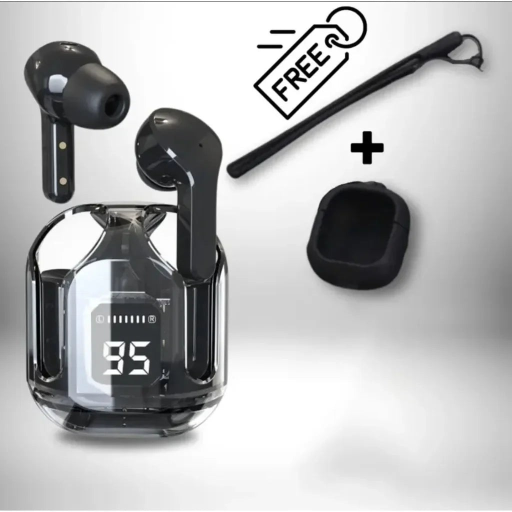 T2 TWS Gaming Earbuds – Bluetooth 5.3 HiFi Stereo with Noise Reduction + Free Case & Lanyard