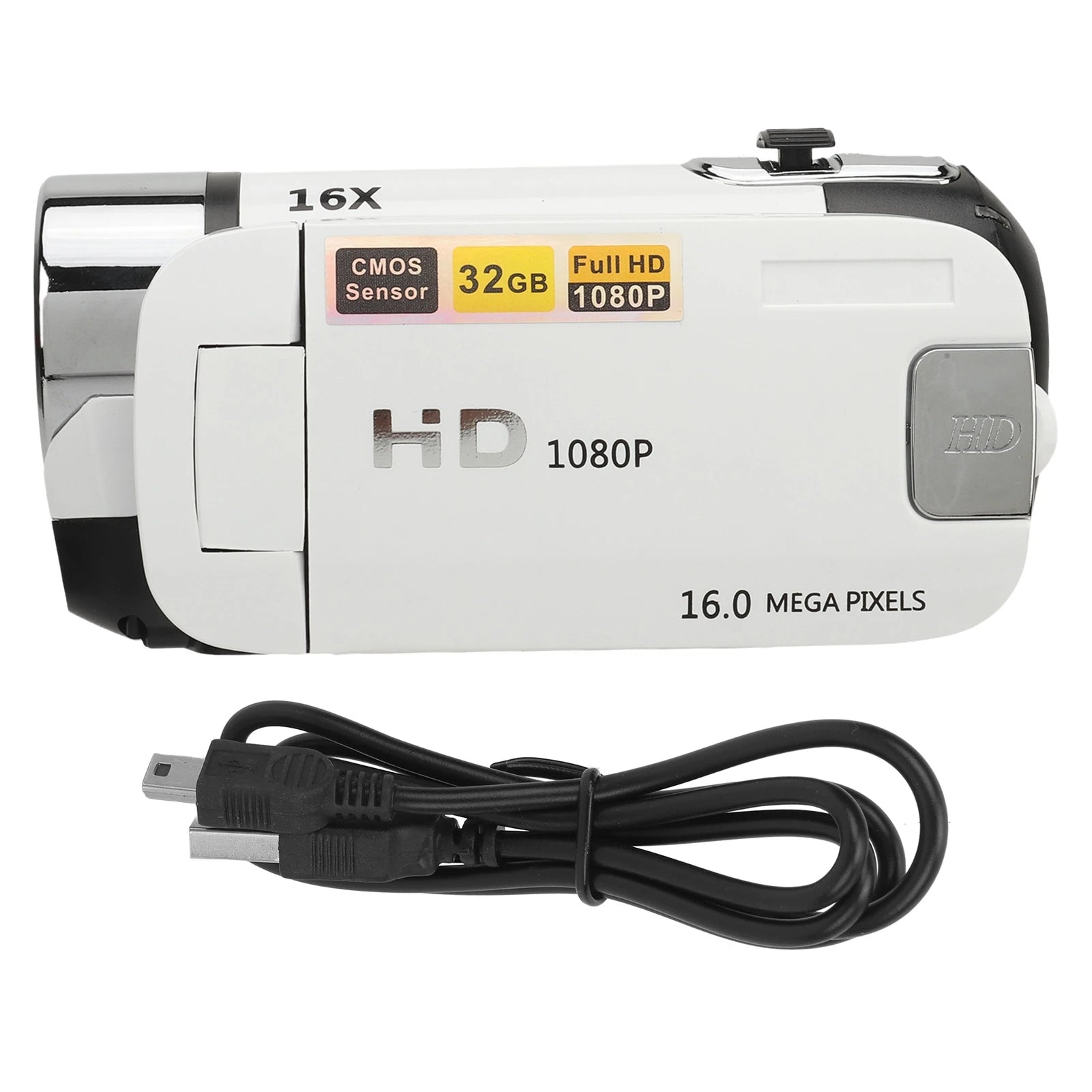 D90 1080P 16MP Digital Camera with 2.4" Rotatable Screen & 16X Zoom