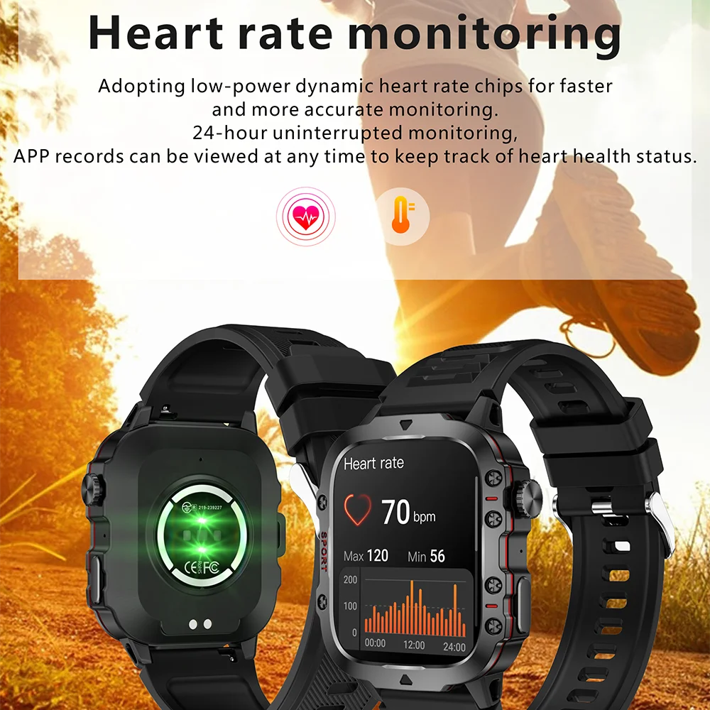 Original 2025 Smart Watch with Bluetooth Call & 3ATM Waterproof