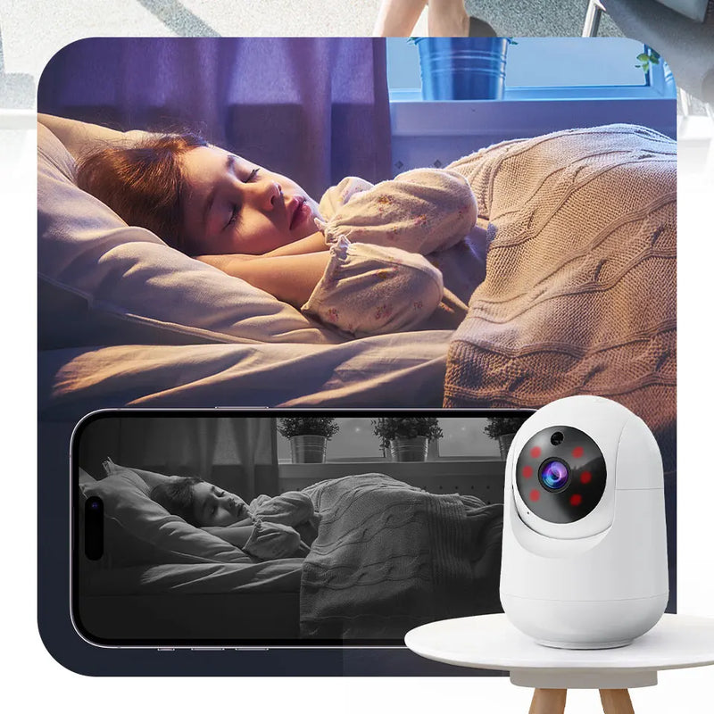 5MP/3MP WiFi Smart Indoor Camera with AI Tracking & Baby Monitor