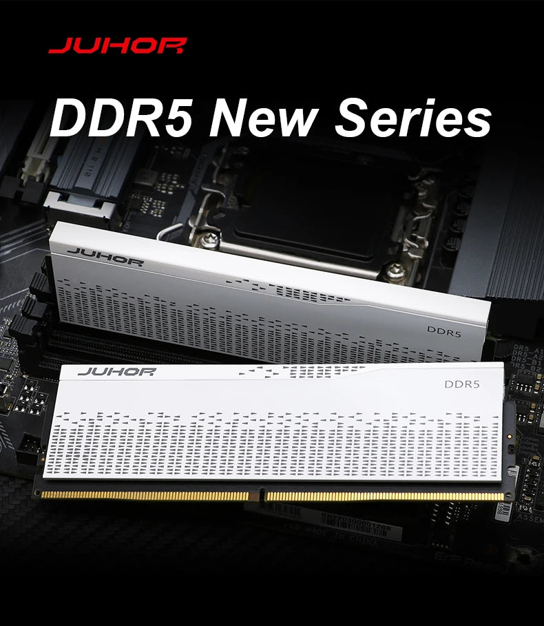JUHOR DDR5 RAM – 16GB/32GB High-Speed Gaming Memory (5600–7200MHz)