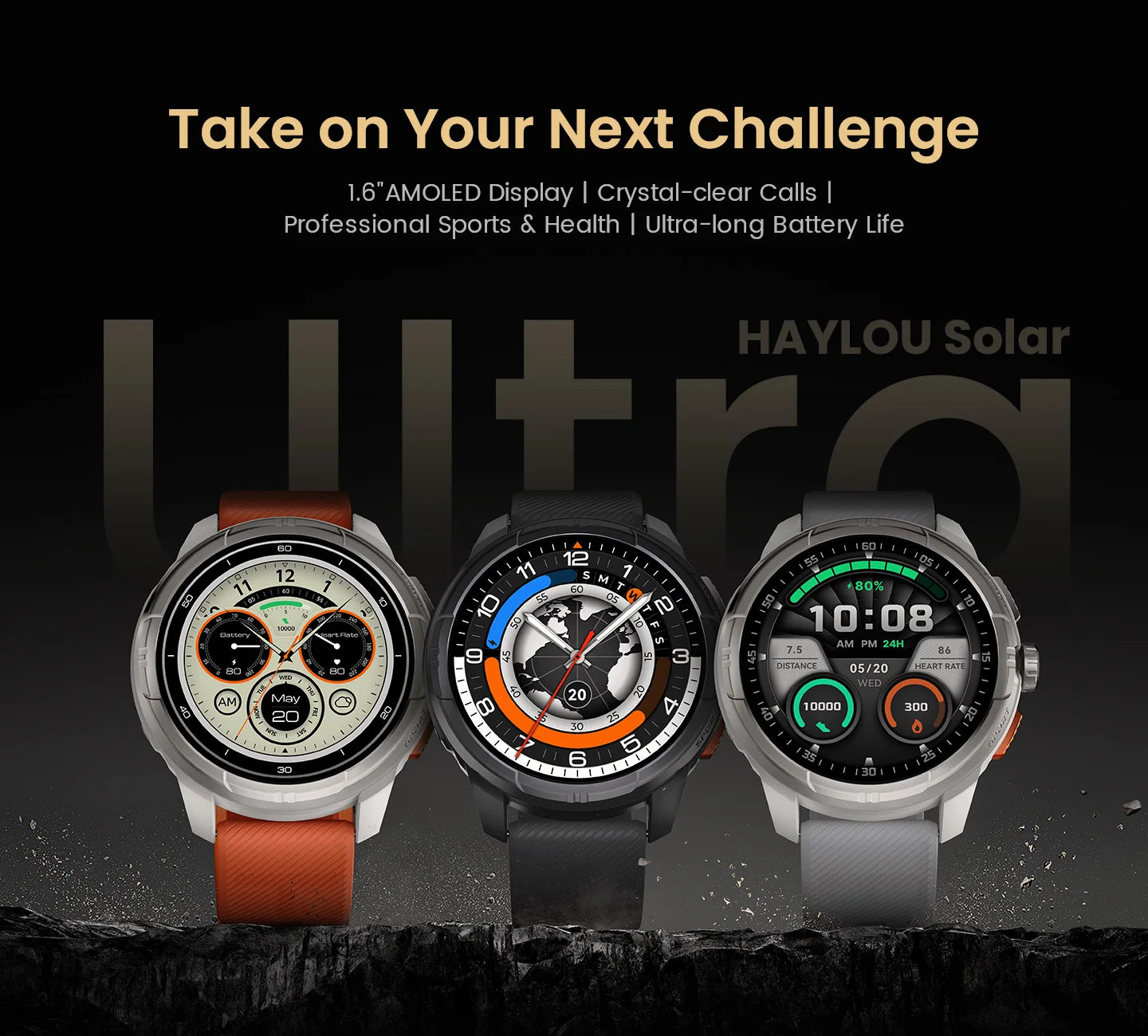 HAYLOU Solar Ultra GPS Smartwatch
