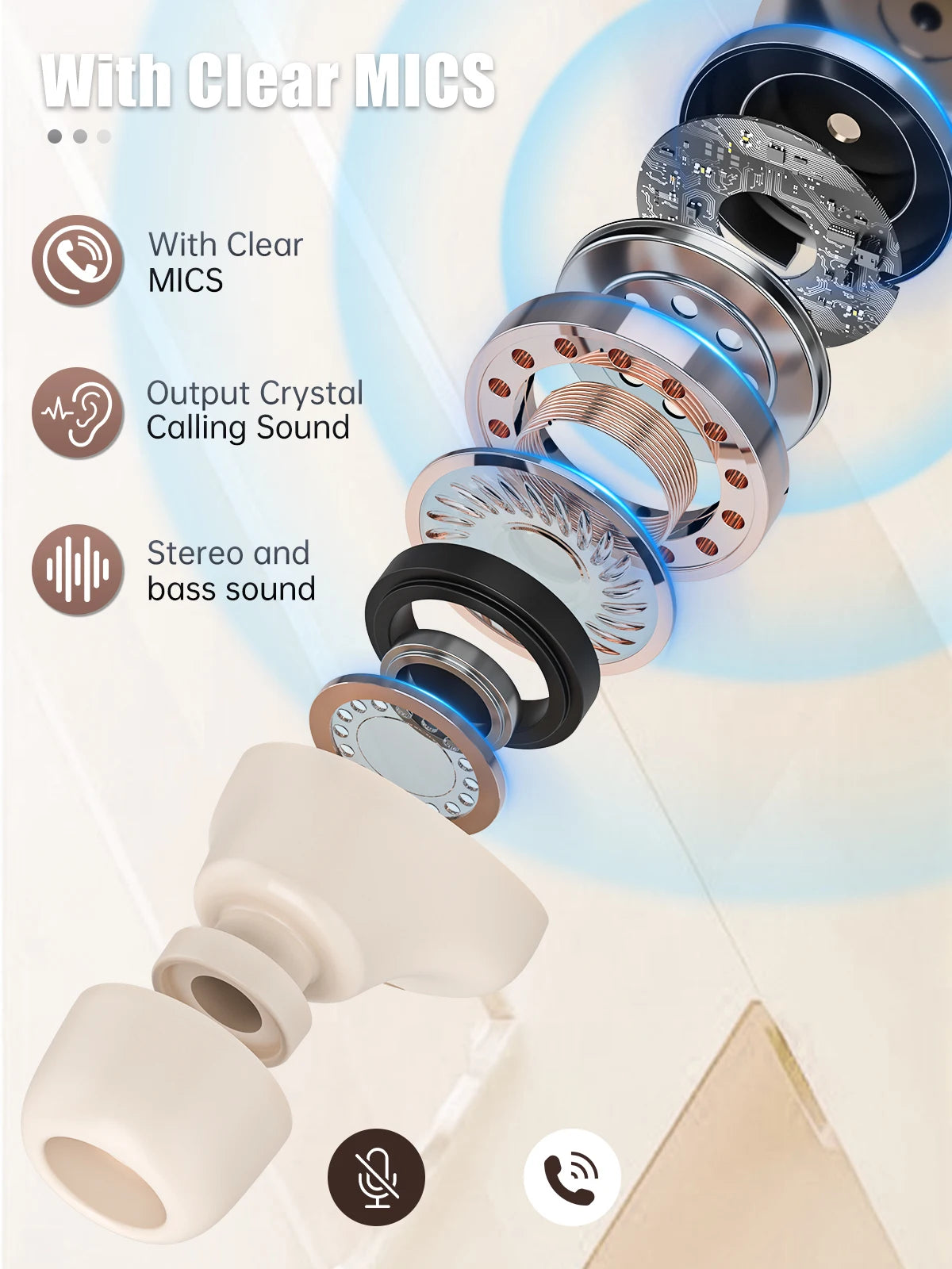 Mini Wireless Sleep Bluetooth Earbuds
