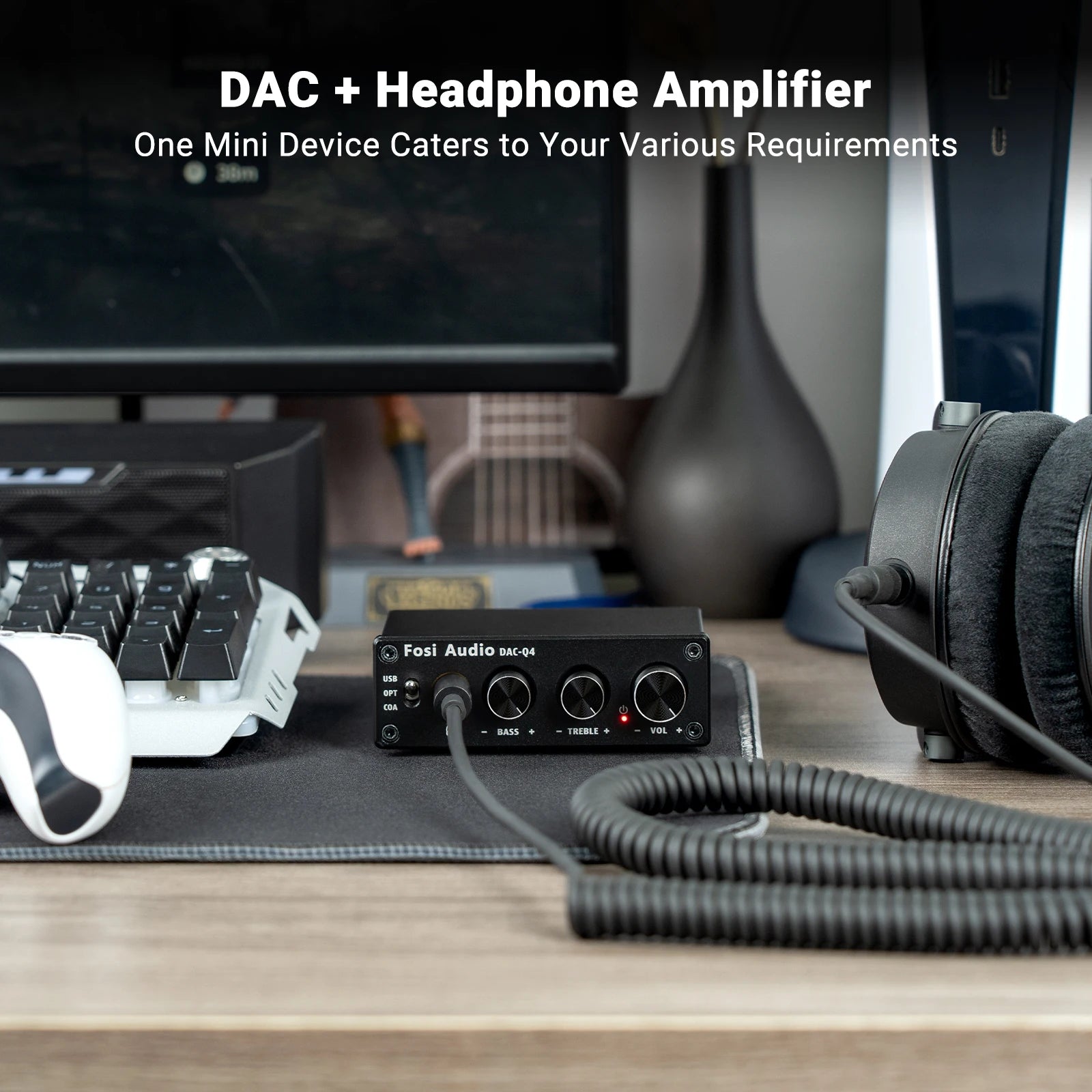 Fosi Audio USB Gaming DAC & Headphone Amp