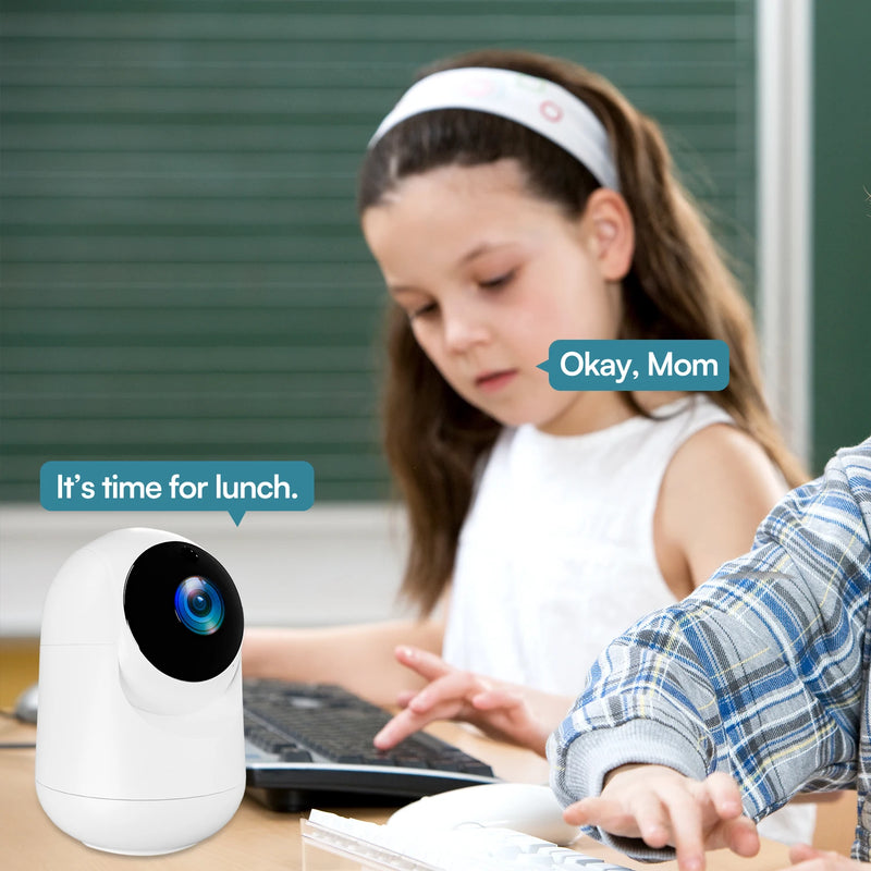 5MP WiFi Indoor Camera with AI Motion Detection & Baby Monitor