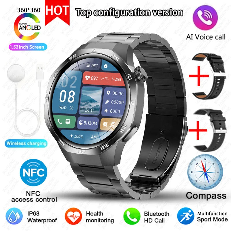 Huawei Watch GT5 Pro – AMOLED Smartwatch with GPS, NFC & Bluetooth Calling