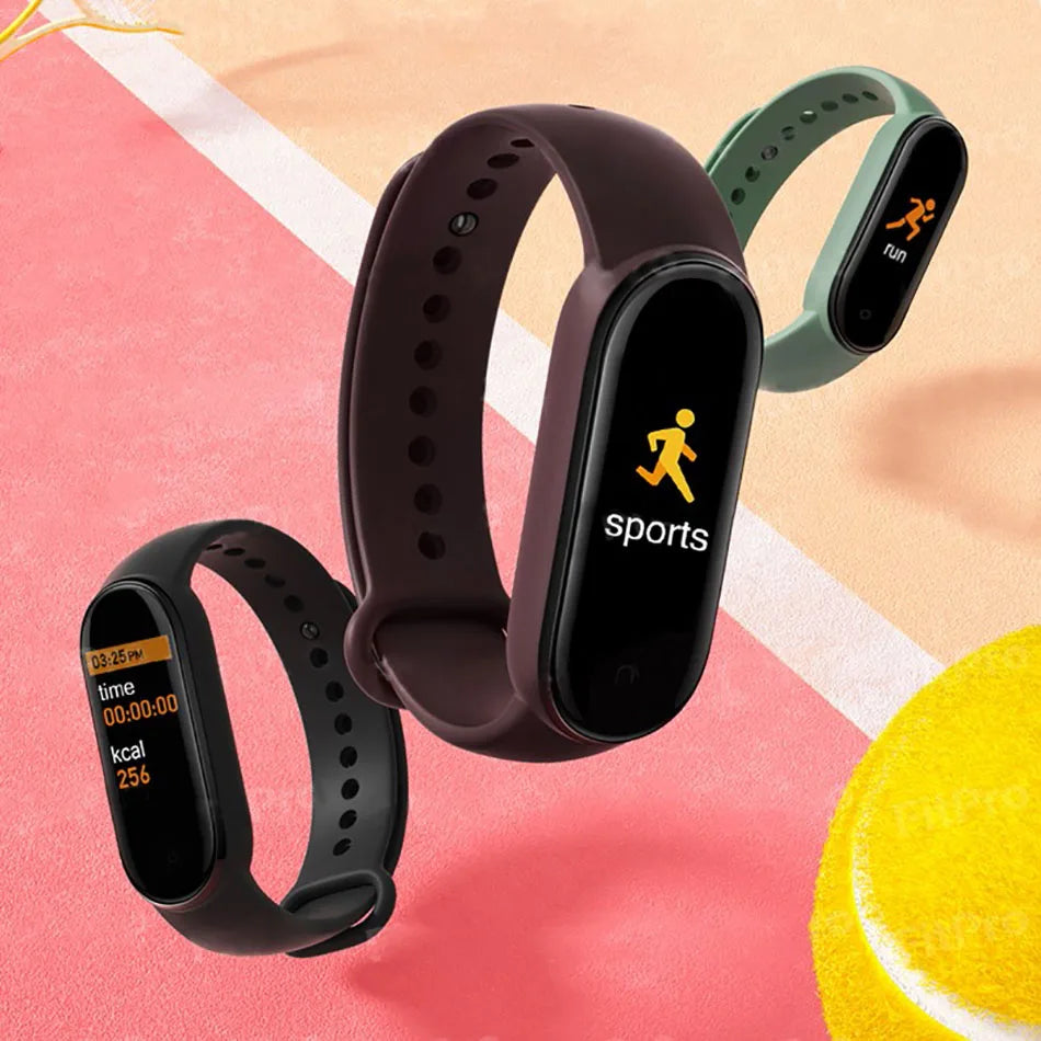 M6 Fitness Smartwatch – Waterproof Health Tracker for Men & Women